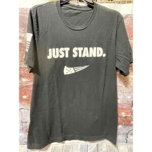 Nine Line Apparel Nike Just Stand T-shirt Black Size medium? see description